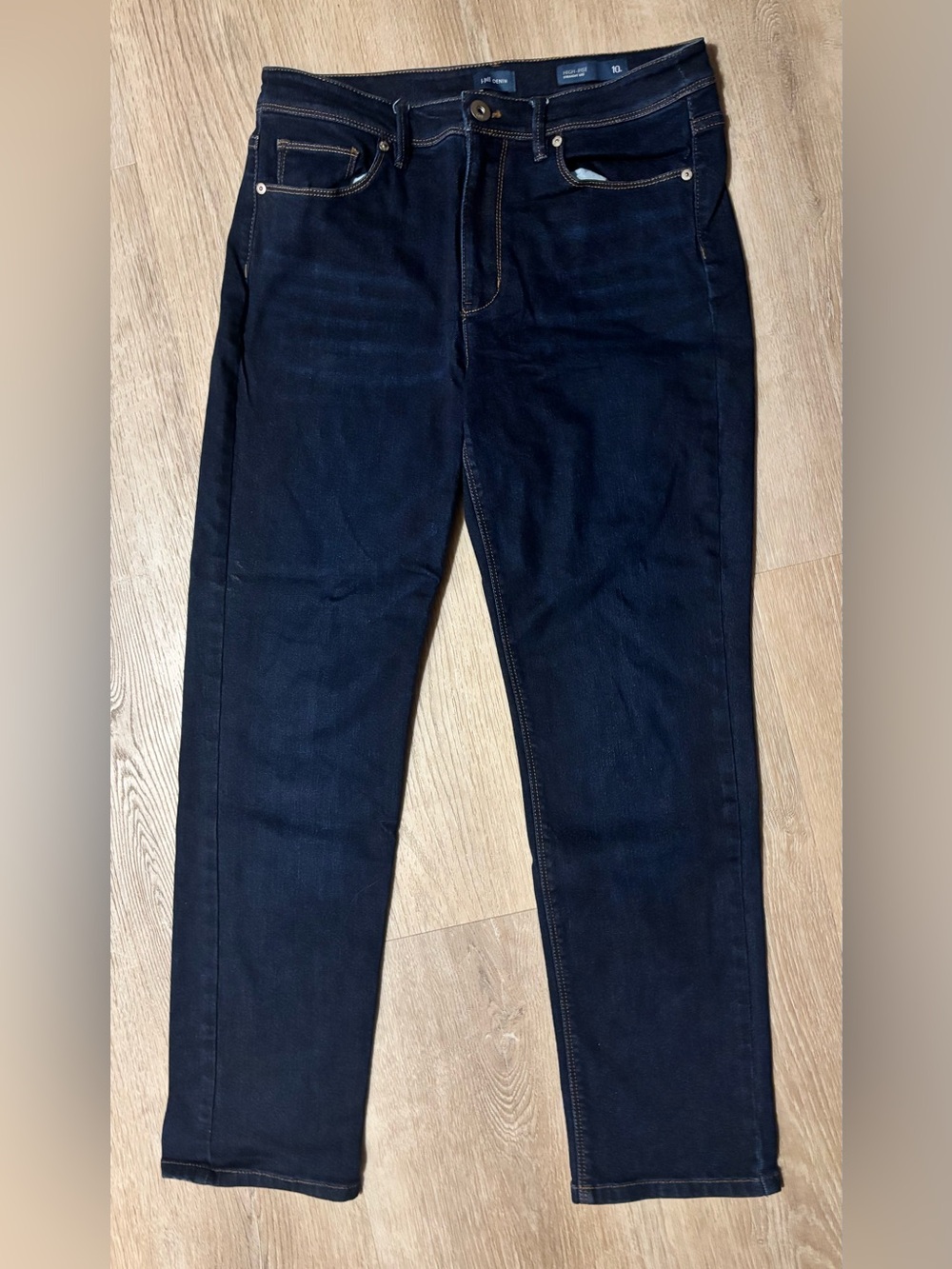J. Jill women  high rise Straight Dark Indigo Jeans